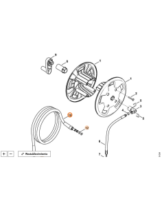 Manguera de alta presión DN 6, 9 m, tejido metálico STIHL 2