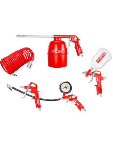 Kit Accesorios compresor 5 piezas