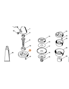 Disco de protección STIHL 2