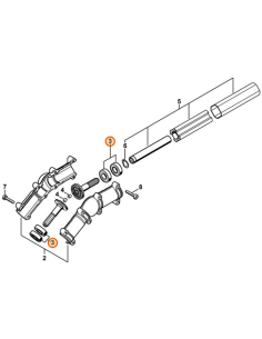Juego de rodamientos caja reductora 2 Und. STIHL 2