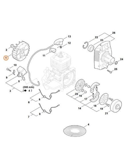 Volante magnético STIHL