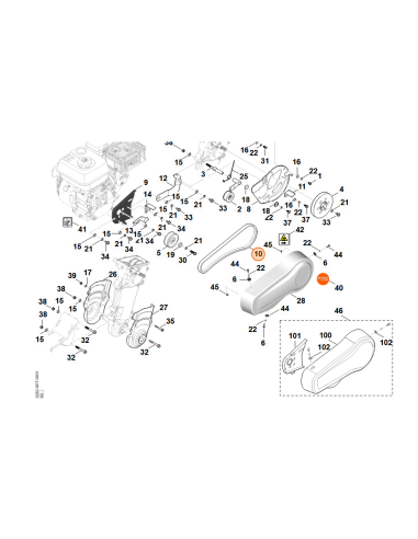 Correa de transmisión motoazada STIHL