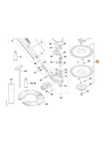 Juego de cuchillas de recambio para STIHL...