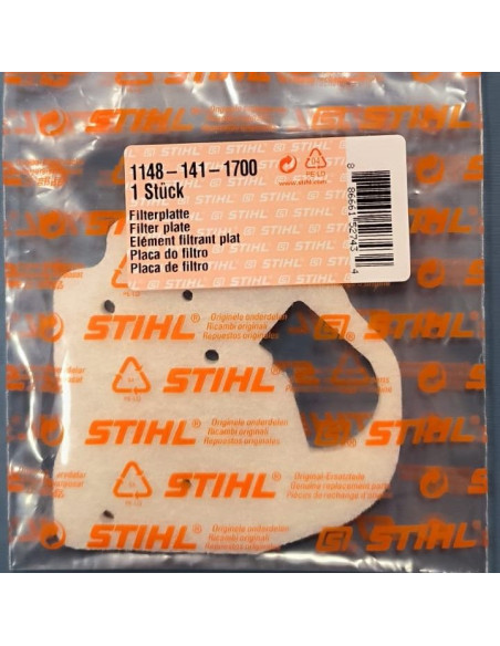 Filtro de aire motosierra STIHL