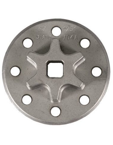 Piñón de cadena motosierra 1/4" Picco 6 dientes...
