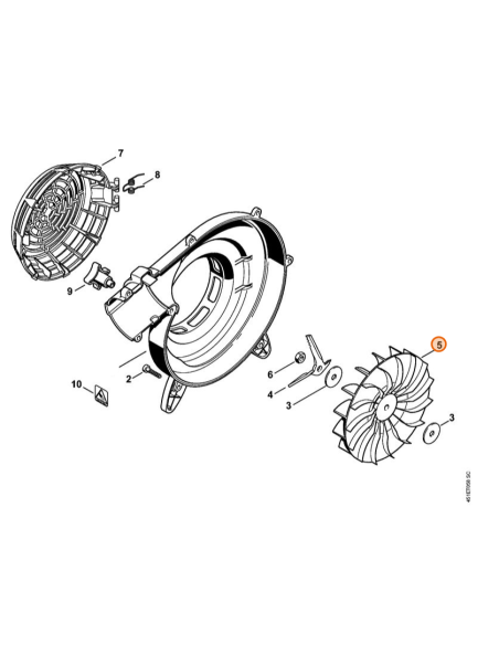 Turbina de ventilador STIHL