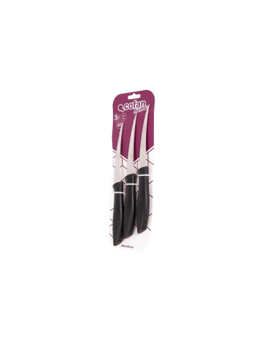 Pack de 3 cuchillos para fruta y verdura con...