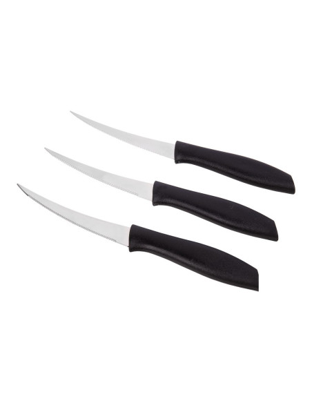 Pack de 3 cuchillos para fruta y verdura con mango ergonómico
