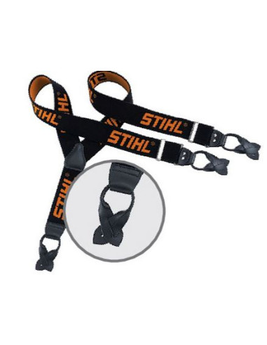 Tirantes elásticos negro 110 cm STIHL