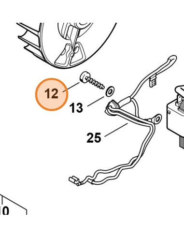 Tornillo cabeza cilindrica Torx IS-P 4x14 mm STIHL