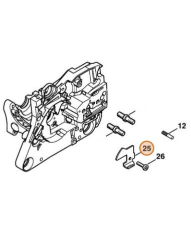 Retenedor de cadena motosierra STIHL