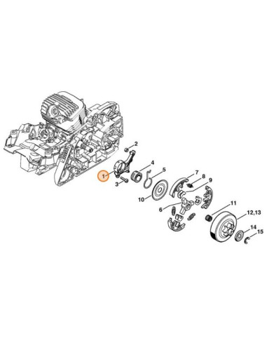 Bomba de aceite motosierra STIHL