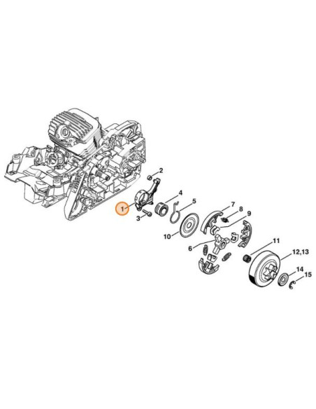 Bomba de aceite motosierra STIHL