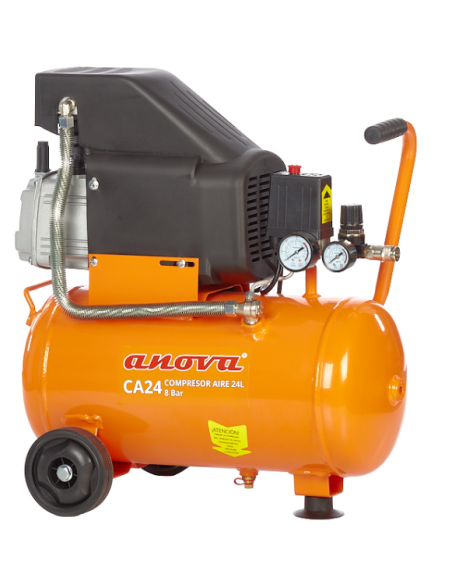 Compresor de aire 8 BAR | 24 lts.