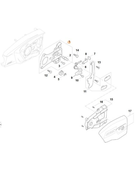 Placa de fijación STIHL
