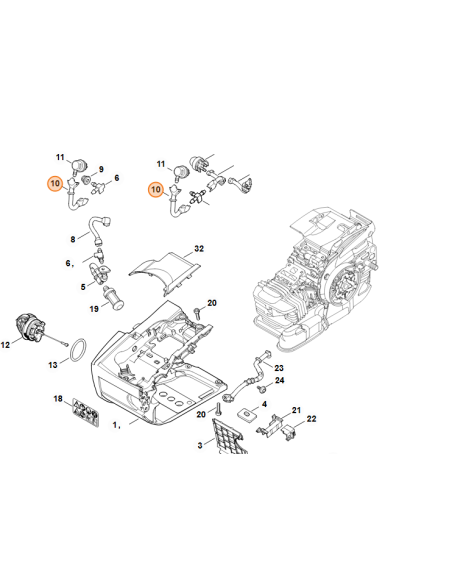 Tubo flexible STIHL