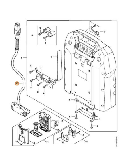 Cable de conexión para adaptador AR STIHL