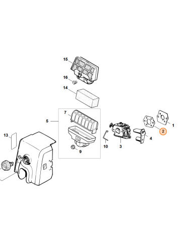 Junta carburador STIHL
