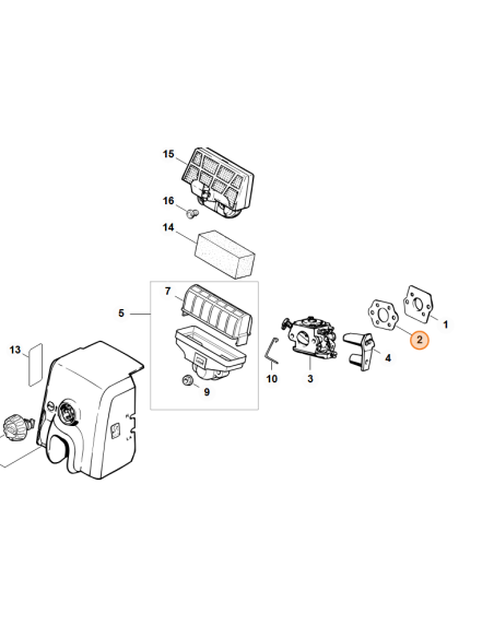 Junta carburador STIHL