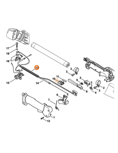 Cable de acelerador vareador STIHL