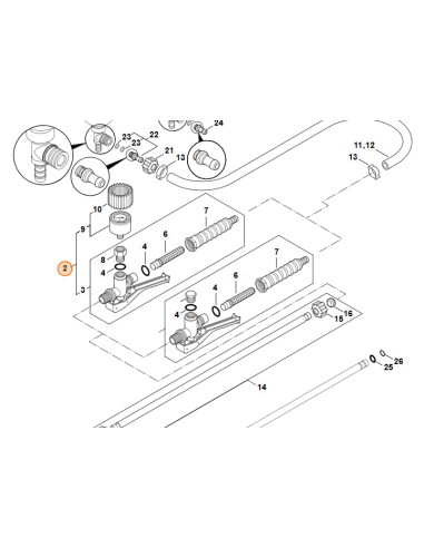 Pistola con manómetro STIHL