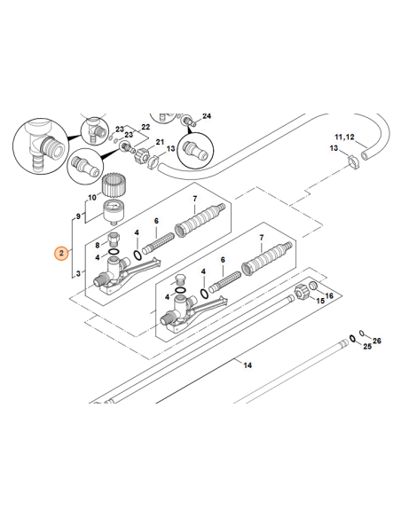 Pistola con manómetro STIHL