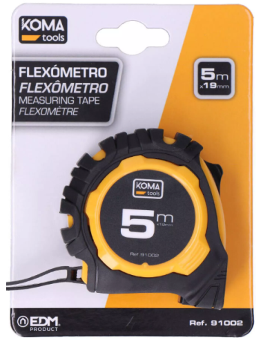 Flexómetro 5m x19mm ABS Standard