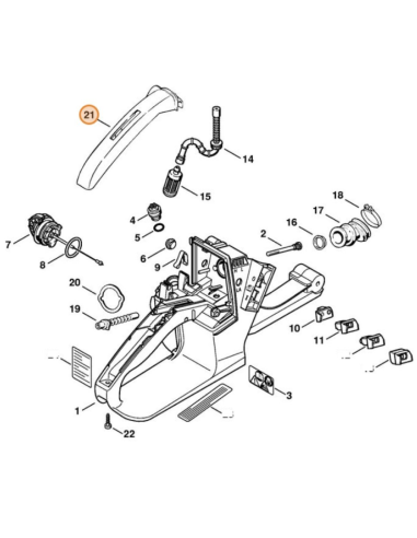 Cubierta de la empuñadura STIHL