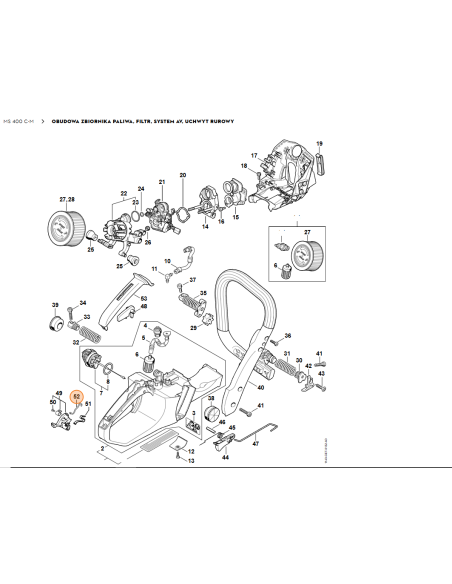 Varillaje del cebador STIHL