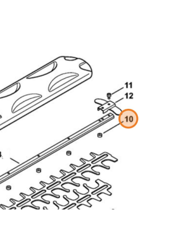 Casquillo deslizamiento cuchillas cortasetos STIHL