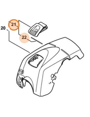 Cierre cubierta superior motosierra STIHL