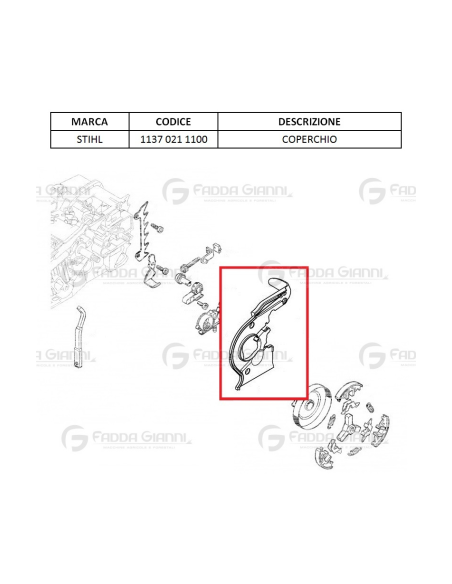 Tapa bomba aceite STIHL