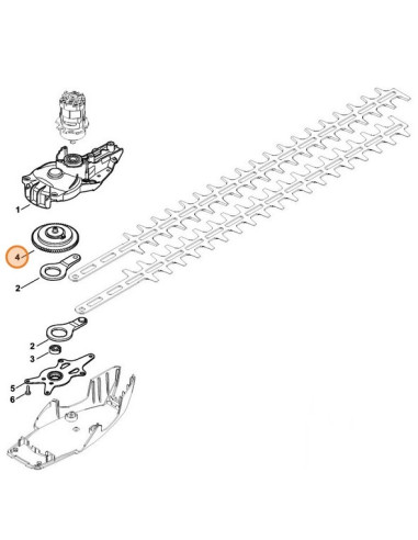 Excéntrica caja reductora STIHL