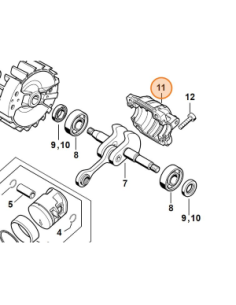 Cubeta del cigüeñal STIHL 2