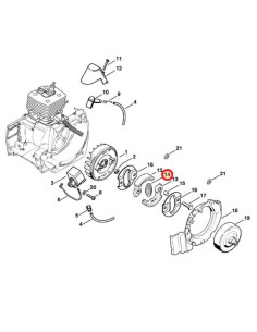 Muelle de embrague desbrozadora STIHL 2