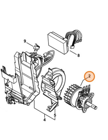 Motor eléctrico máquina STIHL y VIKING