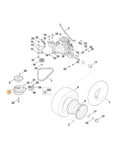 Embrague de cuchilla VIKING / STIHL 2