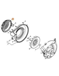 Rejilla de protección soplador STIHL 2