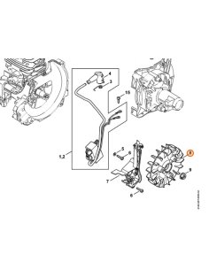 Volante magnético STIHL 2