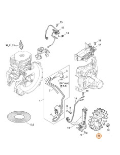 Volante magnético STIHL 2