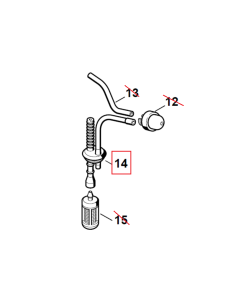 Latiguillo de combustible desbrozadora STIHL 2
