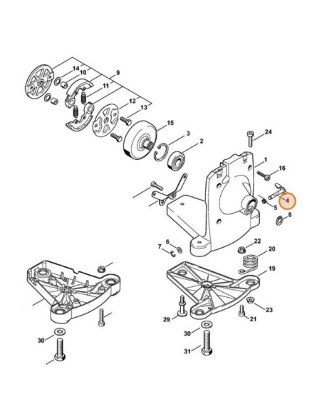 Palanca de Bloqueo STIHL