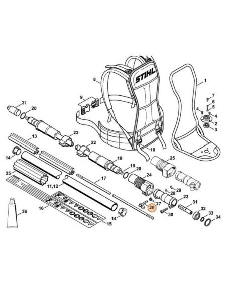 Palanca de Bloqueo STIHL