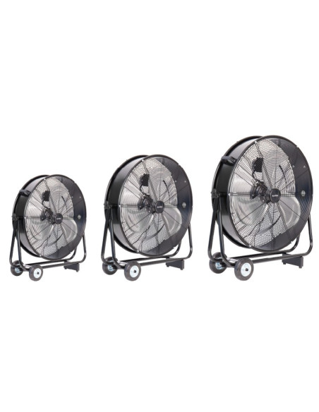 Ventilador industrial de suelo con 3 aspas