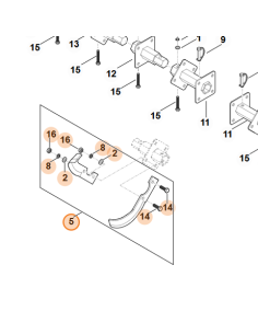 Juego de reparación (cuchillas de fresa) STIHL 2