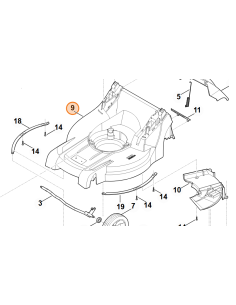 Carcasa cortacésped STIHL / VIKING