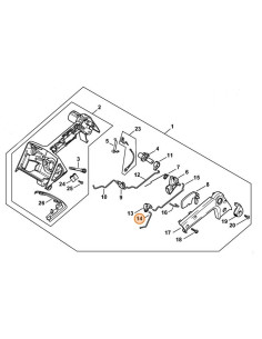 Varillaje del acelerador STIHL 2
