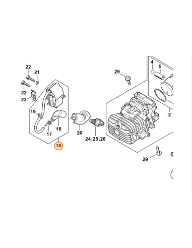 Módulo de encendido STIHL