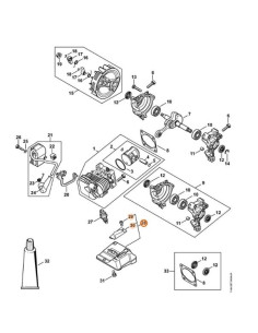 Silenciador de escape STIHL 2