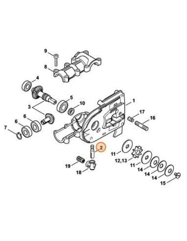 Bomba de aceite podadora STIHL
